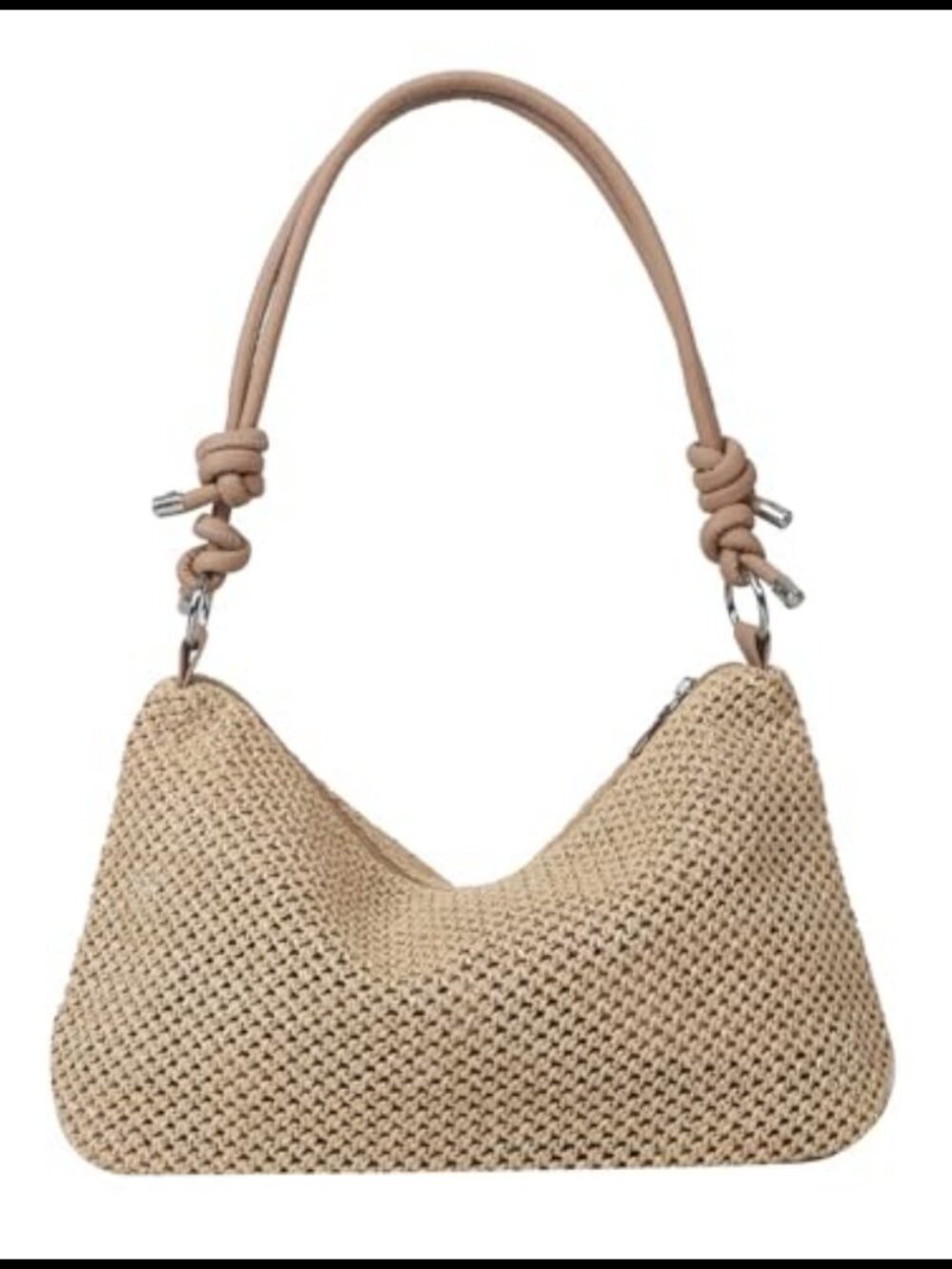 Straw Beach Tote Bag Crossbody Shoulder Bag Lightweight Summer Purse